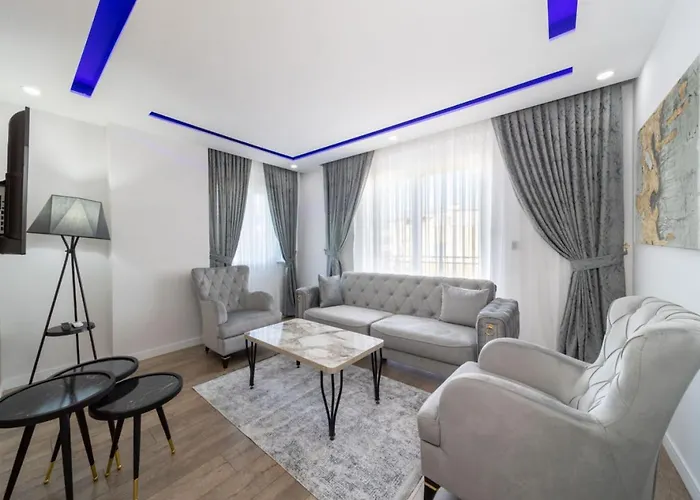 Pet friendly Modern And Central Duplex Apartment Near Beach In Antalya