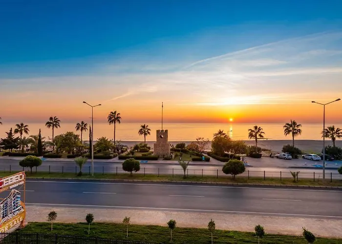 Sa Apartments! Beachfront Apartment With Sea View & Pool Alanya